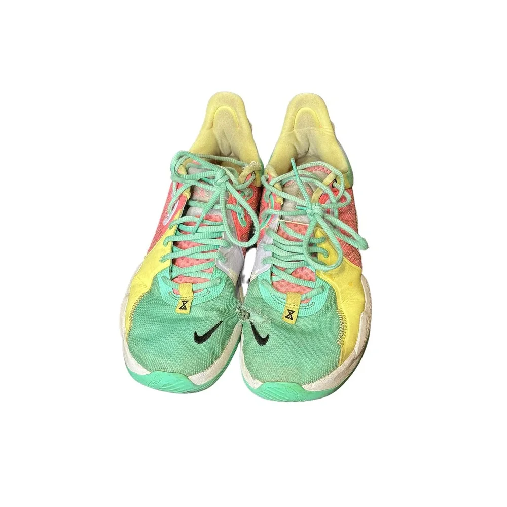 Nike Men's Athletic Shoes Paul George PG 5 Daughters Glow Basketball Green Sz.11
